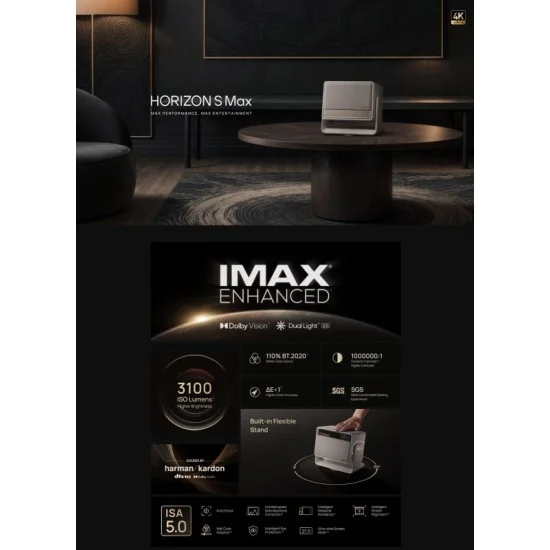 Xgimi Horizon S Max Home Projector - White